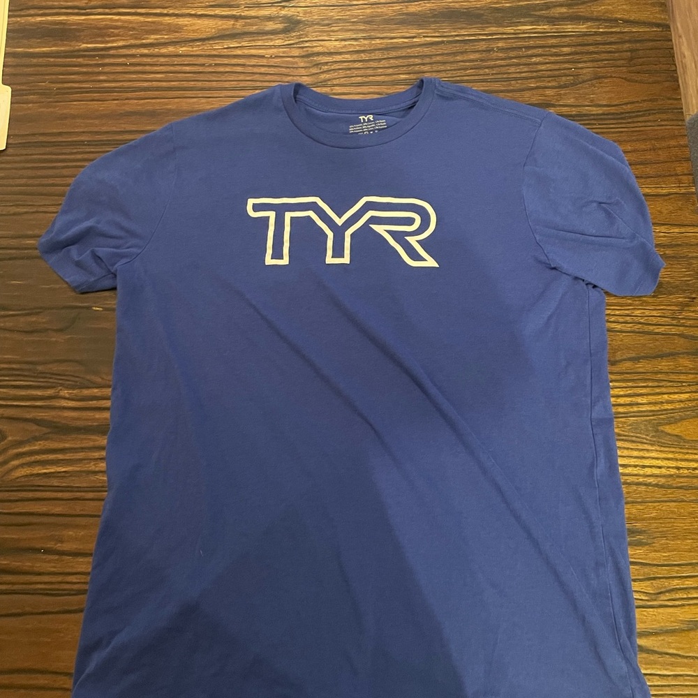 TYR Classic Blue Short Sleeve Tee for CrossFit